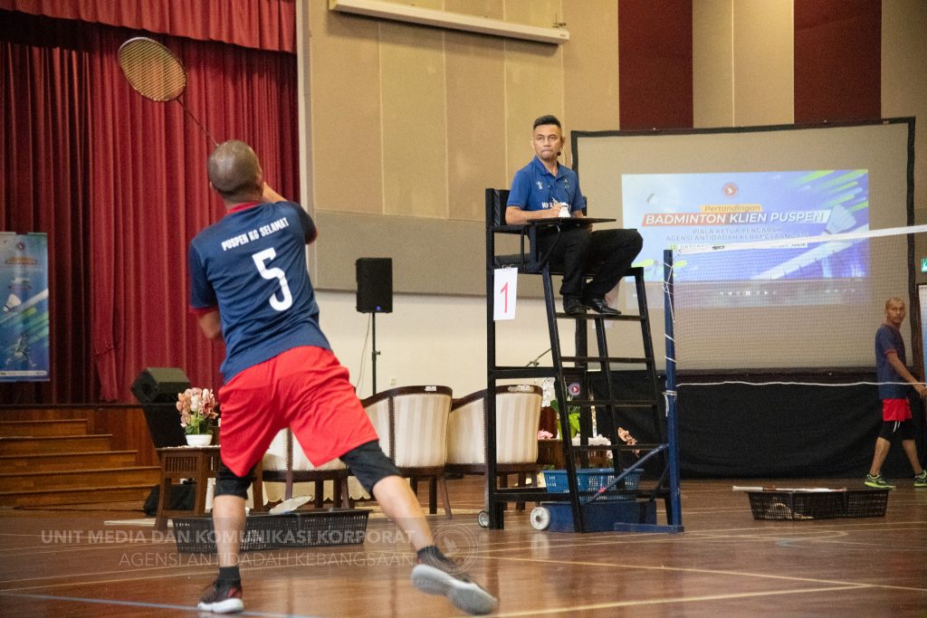 PUSPEN Besut Johan Pertandingan Badminton Klien Piala Ketua Pengarah AADK 2024 -3