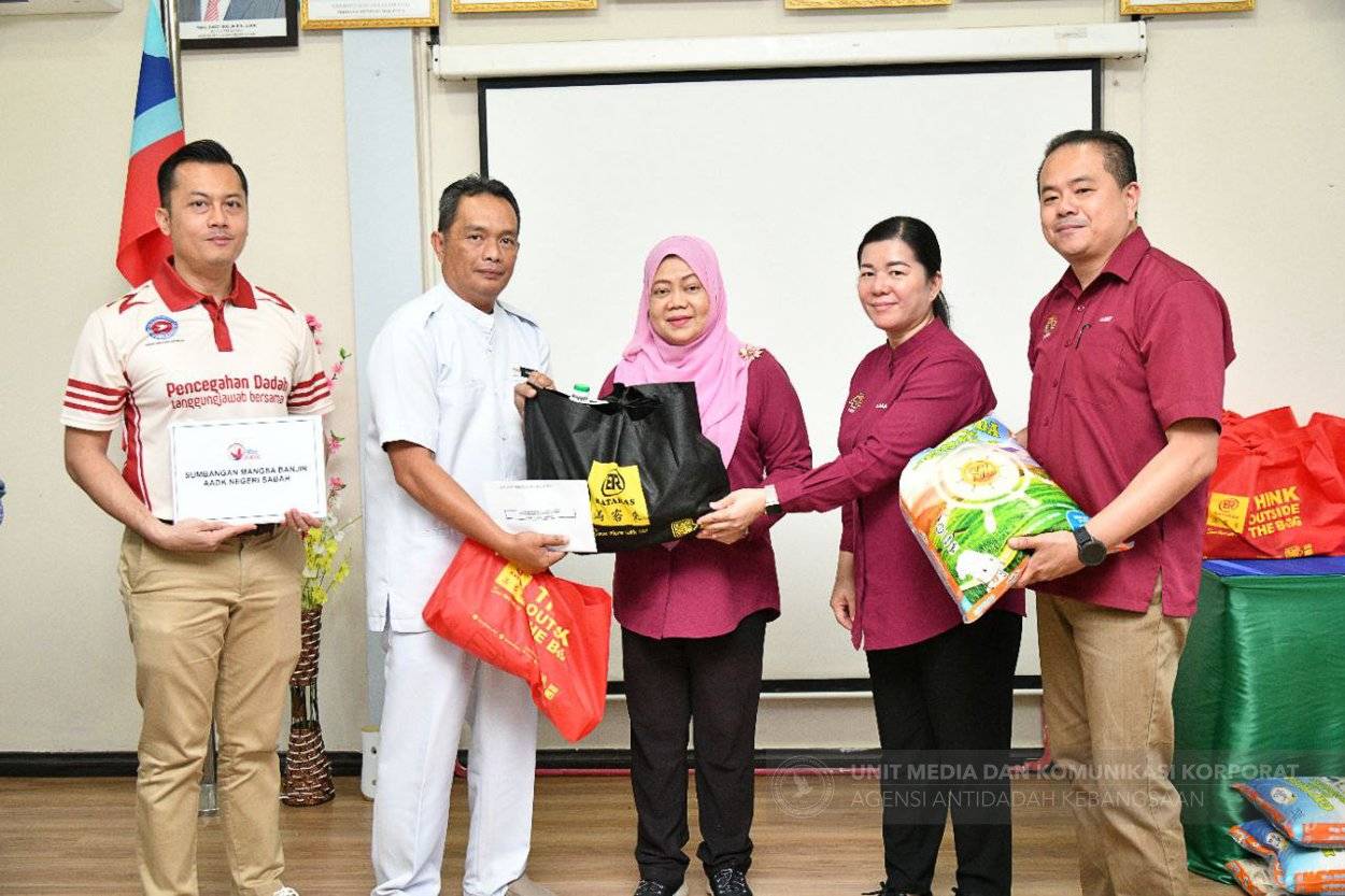 AADK Santuni Warga Kerja Bencana Alam di Sabah 1