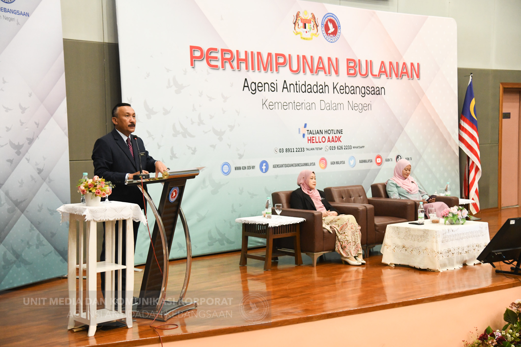 Perhimpunan Bulanan Oktober dan Amanat Ketua Pengarah AADK 1