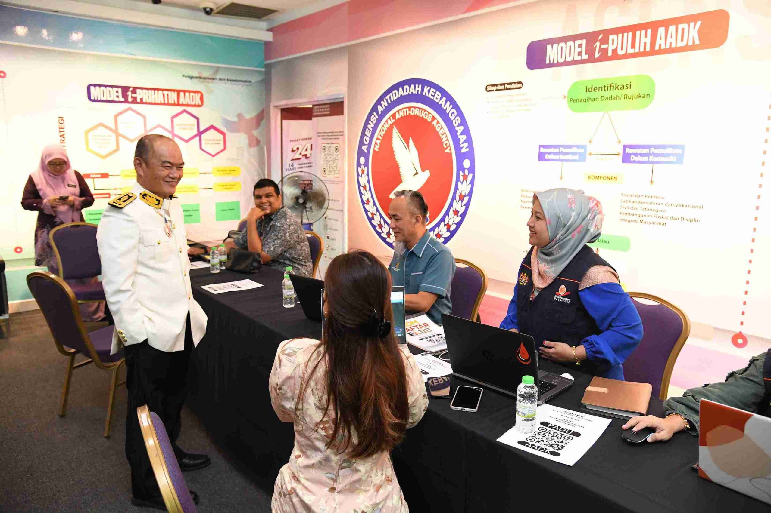 Kaunter PADU Bantu Warga AADK Mendaftar