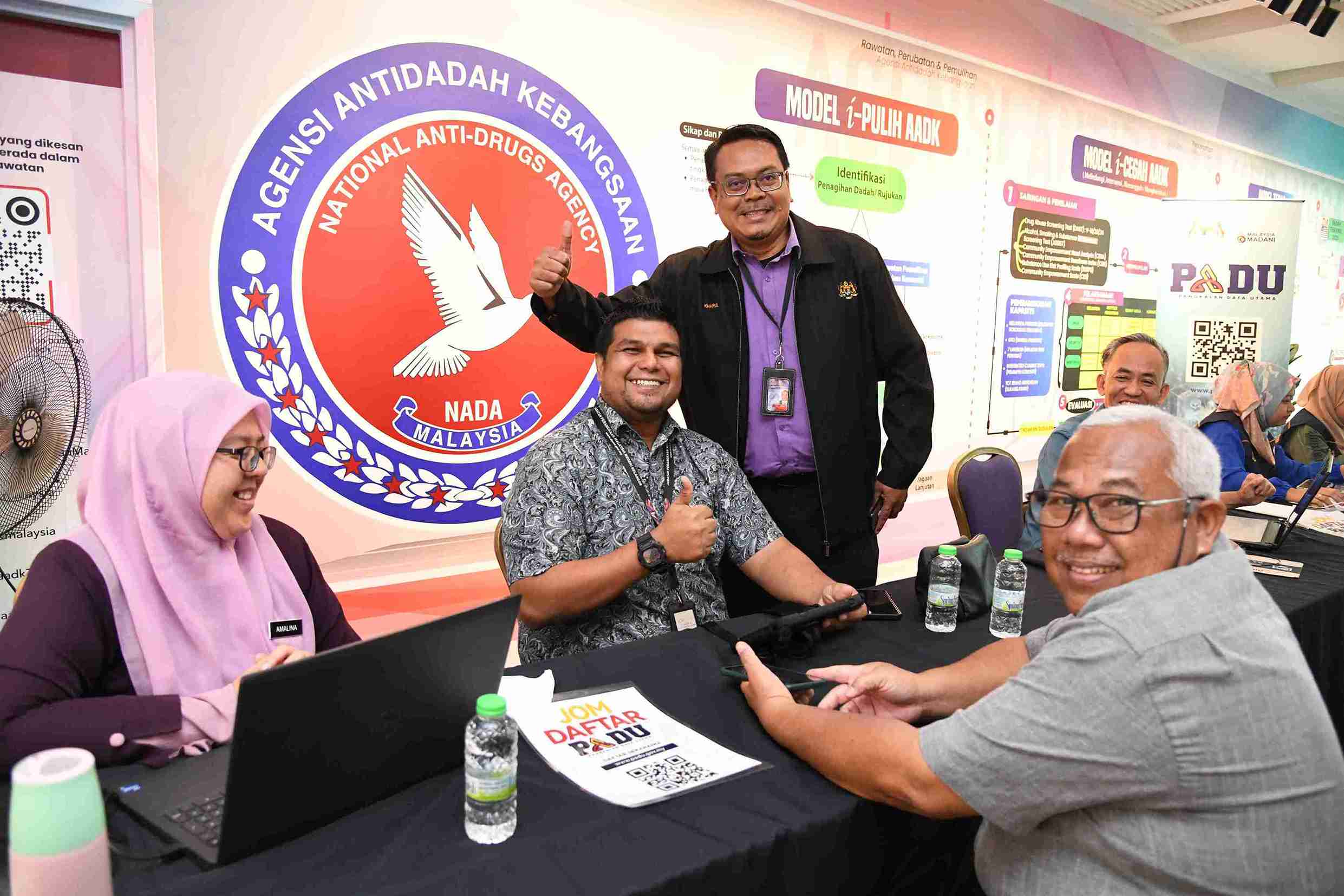 Kaunter PADU Bantu Warga AADK Mendaftar