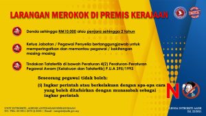 Larangan Merokok Di Premis Kerajaan