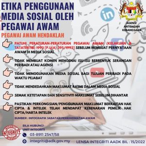 Etika Penggunaan Media Sosial Oleh Pegawai Awam