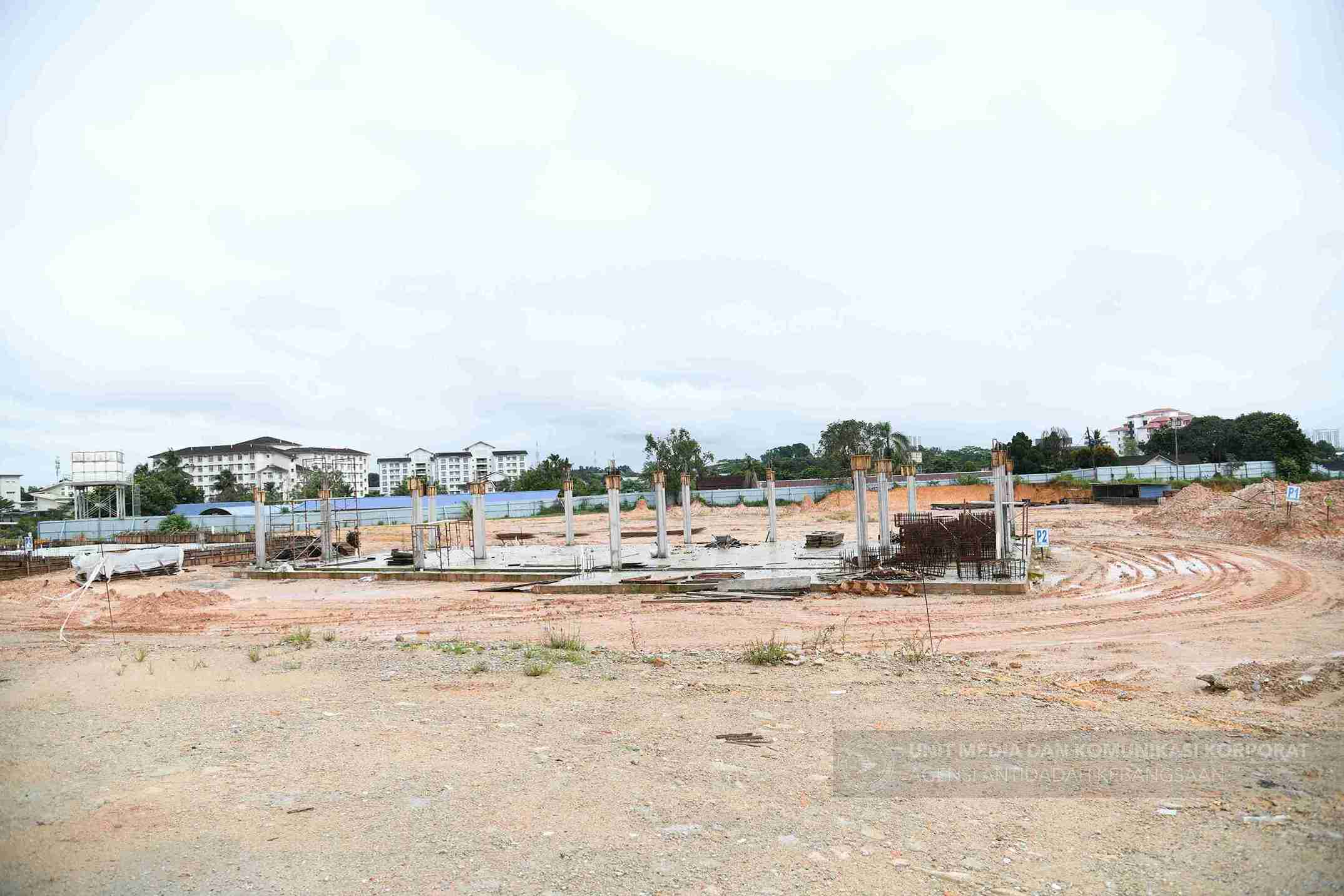 Pemantauan Proses Bina Baharu PUSPEN Tampoi