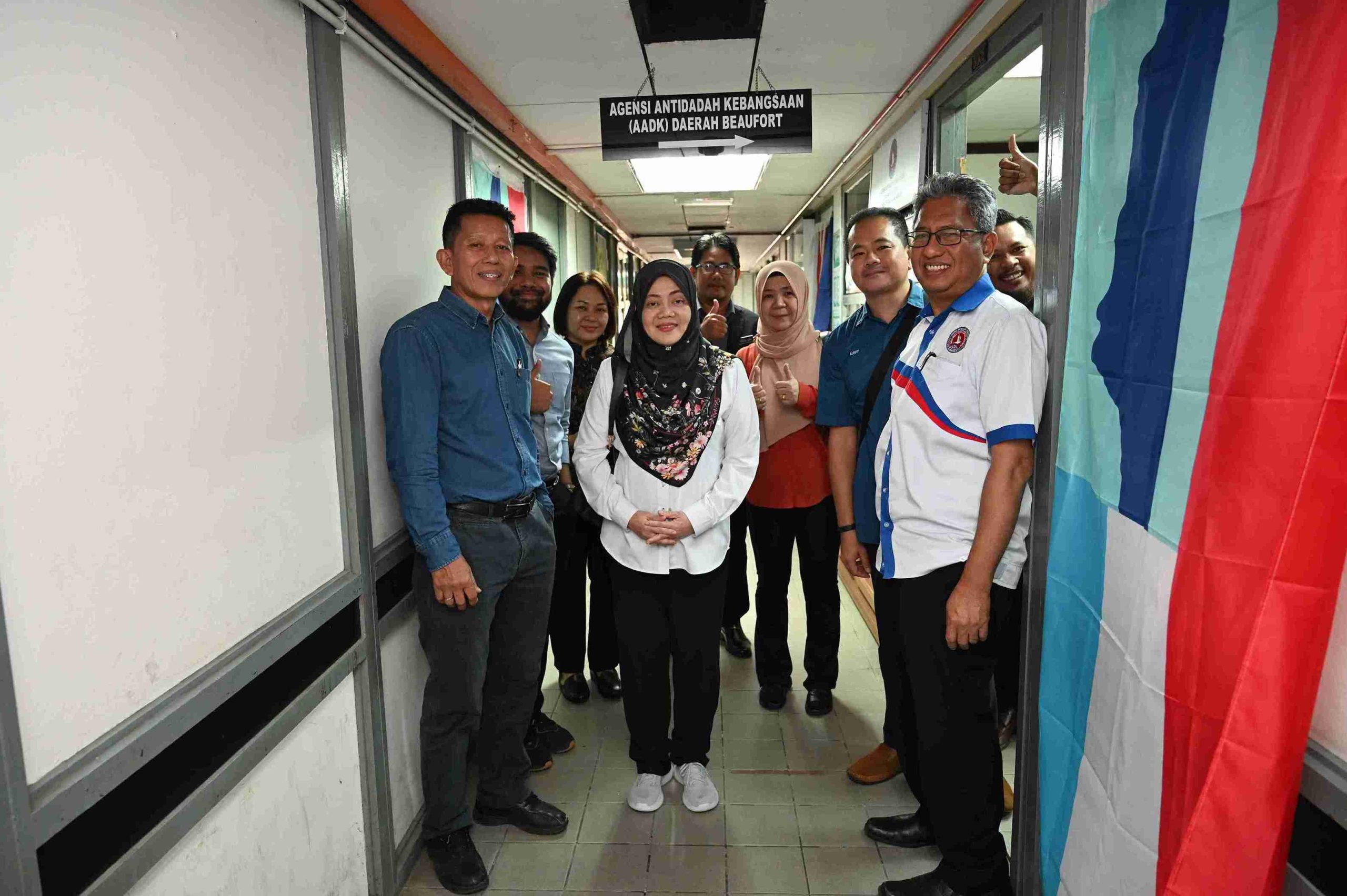 TKPP AADK Turun Padang Pantau PUSPEN Papar, AADK Daerah Beaufort dan AADK Negeri Sabah