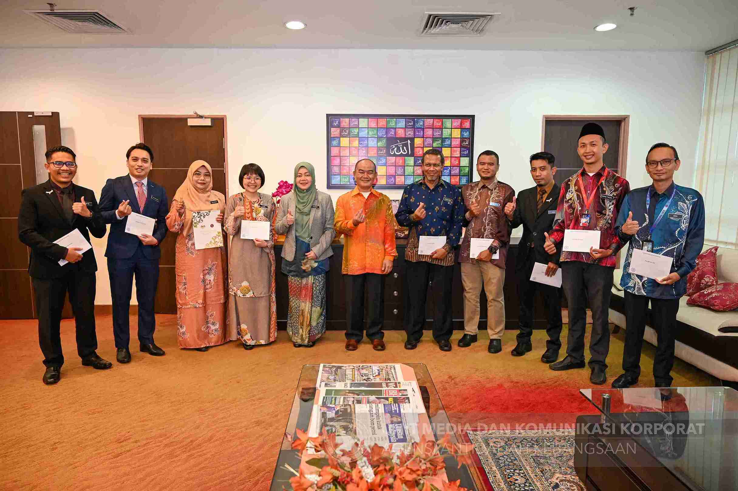 Tahniah dan Selamat Bertugas Kepada Sembilan Pegawai AADK